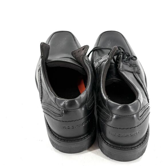 Rockport Mens Oxford Dress Shoes 11.5 Black Leather Lace Up Comfort Career Work main image 6